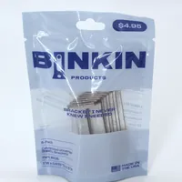 BINKIN 8 pack retail bag, front